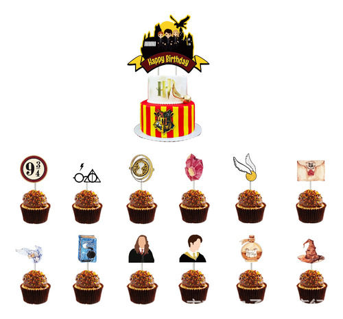 Kit Fiesta Harry Potter Decoracion Globos De Cumpleanos