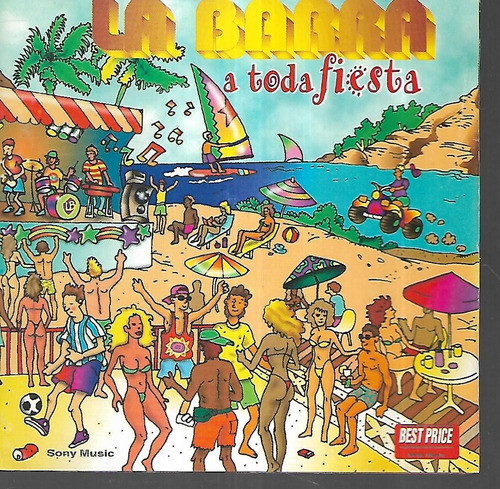 La Barra Album A Toda Fiesta Sello Sony Music Con Detalle Cd