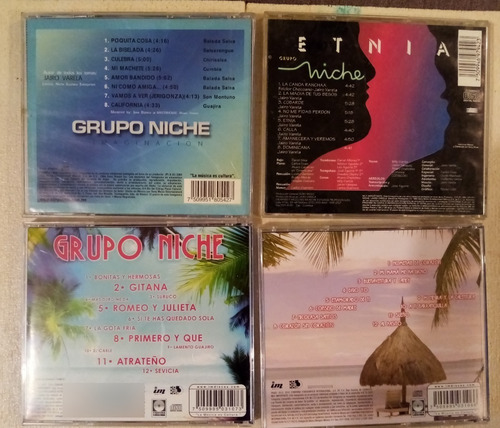 5 Cds Grupo Niche Preparate, Querer Es Poder, Etnia E Imagi (Usado)