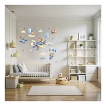Comprar Vinilo Infantiles Osos Y Nubes Color