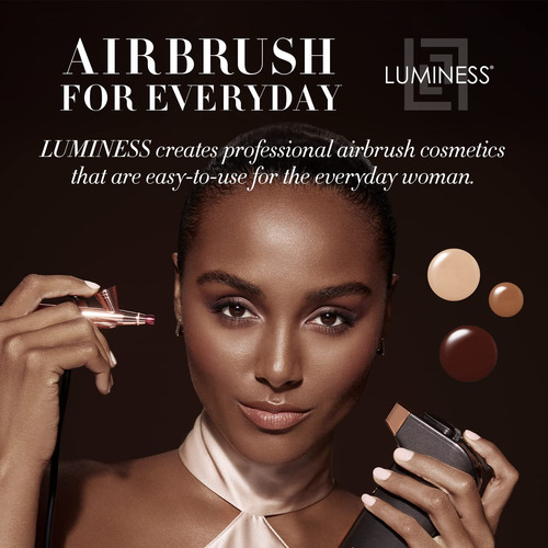 Base De Maquillaje Airbrush Luminess Air Silk 4 En 1, Tono 0