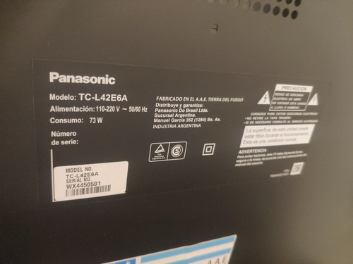 Tv Led Panasonic 42 Smart Viera Fullhd Sup. Samsung LG