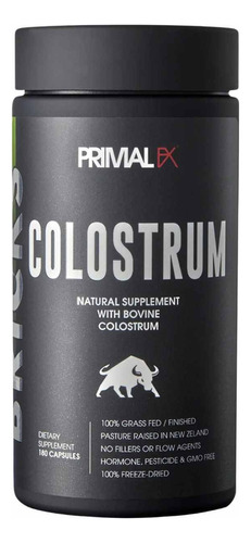 Colostrum 3000 Mg 180 Capsulas - U - Unidad A $3266