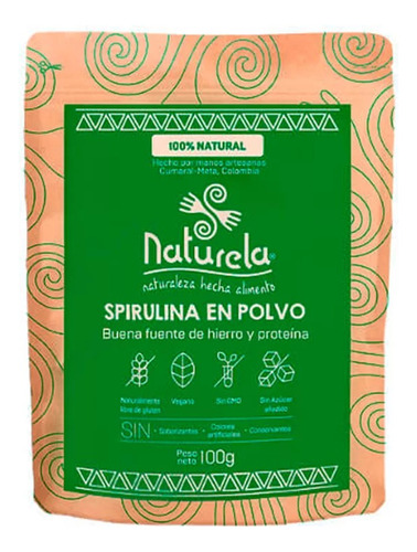 Spirulina Polvo 100gr Naturela - g a $609