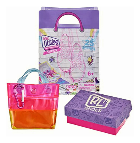 Real Littles Microzapatillas Coleccionables Y Bolso Con