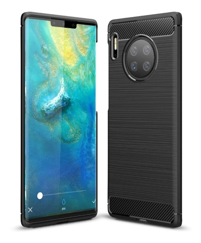 Funda Fibra De Carbono Compatible Con Huawei Mate 30 Pro