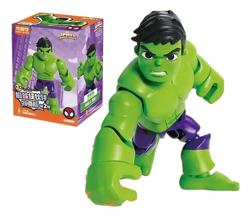 Hulk Figura De Acción Blokees Spidey And His Friends 22 Hulk