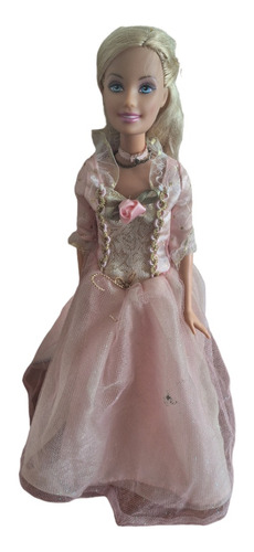 Preciosa Barbie Princesa Con Vestido Original E Importada