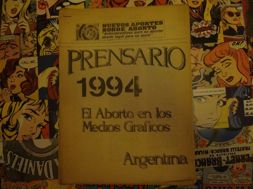 Prensario 1994 El Aborto En Los Medios Graficos Argentina