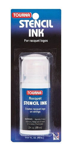 Stencil - Plumón Para Cuerda De Tenis - Tourna Blanco