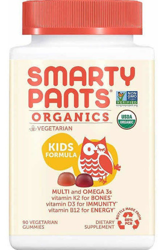 Smarty Pants Organico Multi Vitaminas Kids Niños