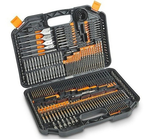 Vonhaus 246piece Taladro Y Disco De Broca Set Con Brocas Hss