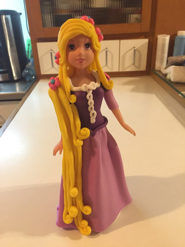 Adorno Torta Rapunzel