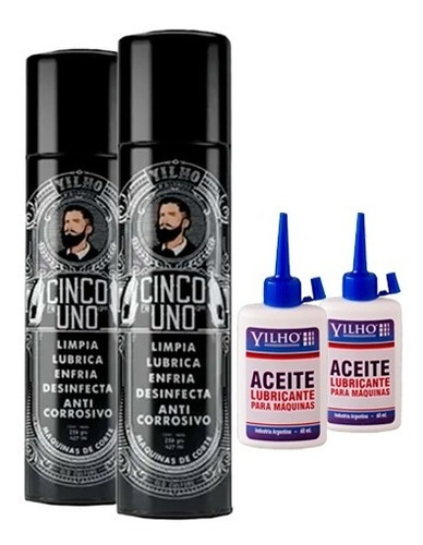 Lubricante Para Maquinas Cinco En Uno Yilho X2u + Aceite X2u