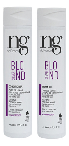 Ng De France Shampoo Silver Blond 300ml + Cond. Silver 300ml