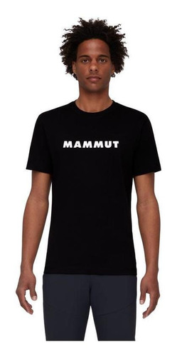 Polera Hombre Mammut Core T-shirt Logo Negro