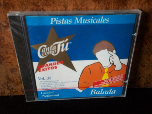 Balada. Vol. 31. Pistas Musicales. Cd.