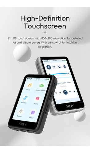 Hiby R1 Dap Reproductor Audio Hi Res Radio Wifi Bluetooth