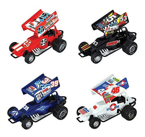 Coches Con Pegatinas Kipp Brothers Sprint Car Pull Pack De 8