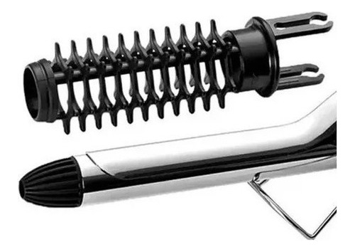 Imagen 2 de 2 de Buclera Cepillo Modelador Mondial 2 En 1 Em-06