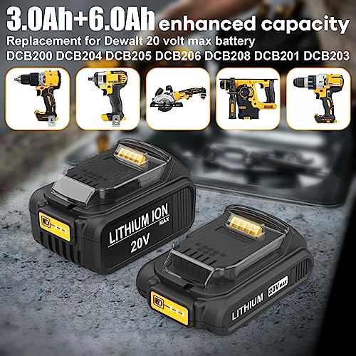Batería De Litio Dcb206 Dcb230 Dewalt 20v + Cargador D...