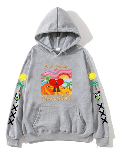 Tk Sudadera Con Capucha De Un Verano Sin Ti Bad Bunny | MercadoLibre