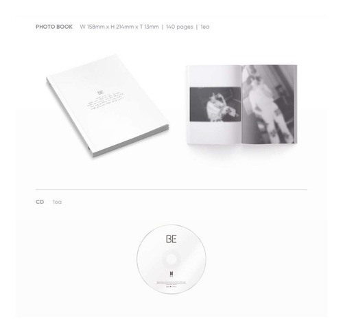 Bts Be Essential Edition Cd + Libro Nuevo Importado