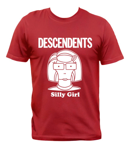 Remera Descendents Silly Girl Punk Rock Algodón Premium