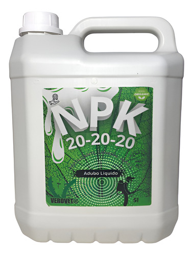 Adubo E Fertilizante Liquido Npk 06-12-36 5l Concentrado