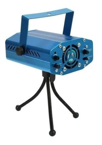 Imagen 2 de 5 de Mini Láser Proyector Multipuntos Audio Rítmico Con Tripie