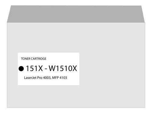 Toner Generico 151x 1510x Para Impresora Laserjet 4003/4103 