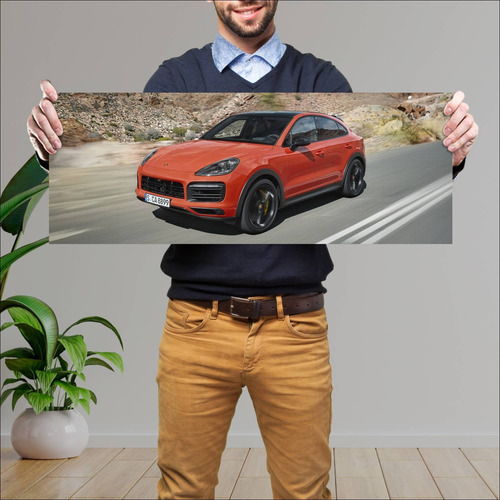 Cuadro 30x80cm Auto 2019 Porsche Cayenne Coupe S 278