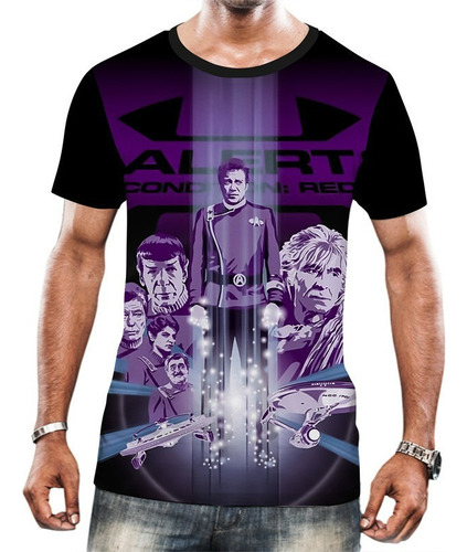 Camiseta Camisa Masculina Meninos Star Trek Spock Estrelas 3
