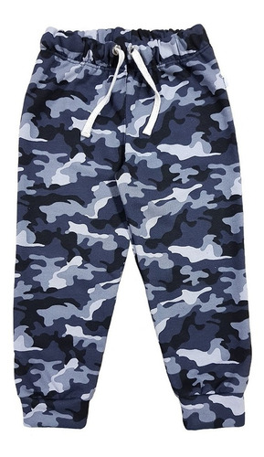 Pantalón De Rustido Camuflado Para Bebe 