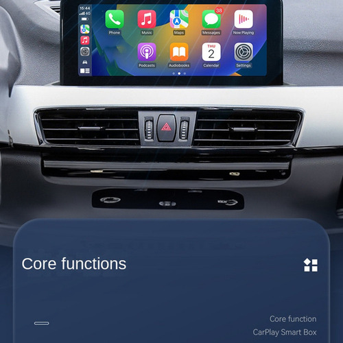 . Conversor Automotivo Sem Fio Carplay 2 Em 1