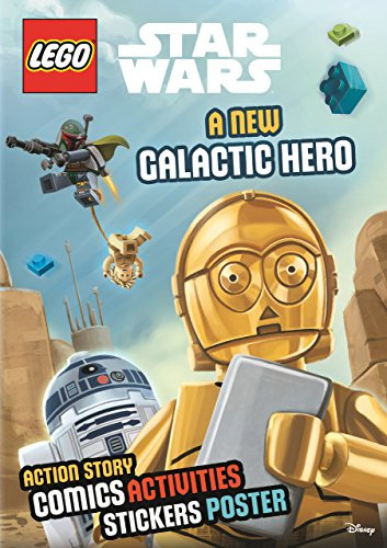 Libro Lego Star Wars Sticker Poster New Galactic Hero De Leg