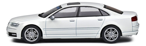 Miniatura Carro Audi S8 D3 2010 1:43 Solido Branco