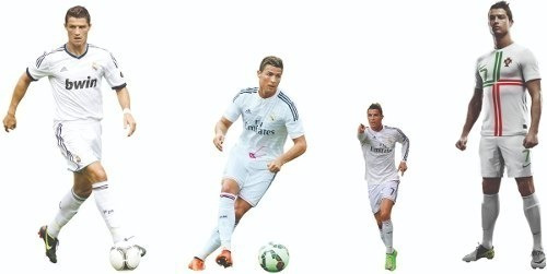 Kit Display Cr7,neymar, Mbappé, Haaland 1,70 Cada Totens