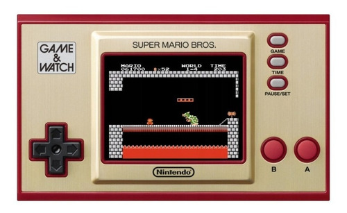 Nintendo Game & Watch Super Mario Bros. color rojo y dorado