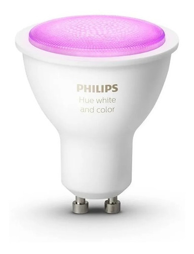 Imagen 1 de 10 de Philips Hue Lámpara Individual Gu10 Bluetooth Color Celular