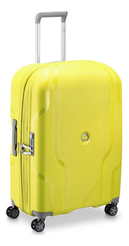 Maleta De Viaje Delsey Rígida Clavel 24'', Limón, Expandible