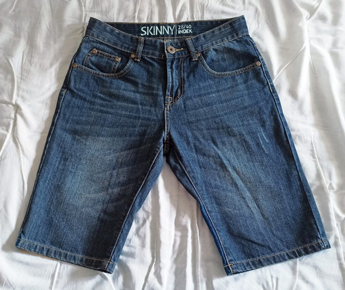 Shorts Jeans Denim Talla 40 Skinny