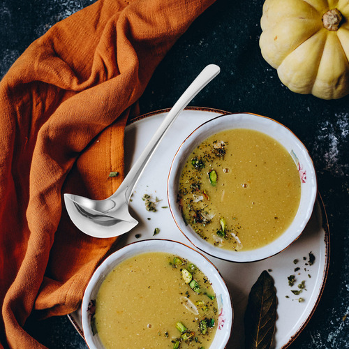 Cuchara De Sopa De Mango Largo De Acero Inoxidable Para Serv