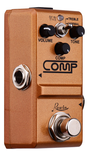 Pedal De Efectos Para Guitarra Rowin Compressor True Bypass
