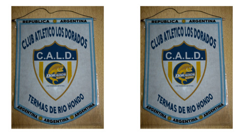 Banderin Grande 40cm Club Los Dorados Termas