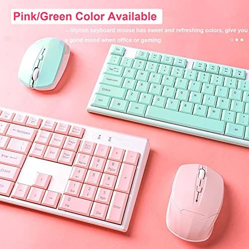 Combo Teclado Inalámbrico Y Mouse, Teclado Inalámbrico 2.4g