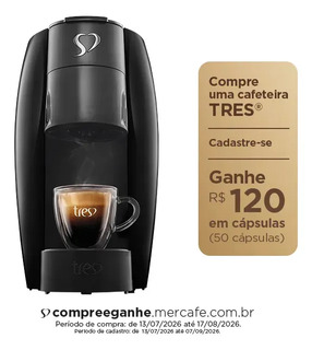 Cafeteira Tres Corações Lov Automática Preta-brilhante Cor Preto