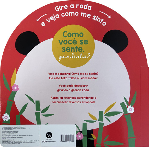 Como você se sente, Pandinha?, de Studio ImageBooks. Editorial VR Editora, tapa mole, edición unica en português