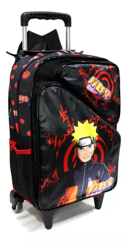 Mochila Meninos Naruto Uzumaki Shippuden Desenho Costas G Cor Preto Desenho  Do Tecido Naruto Desenho