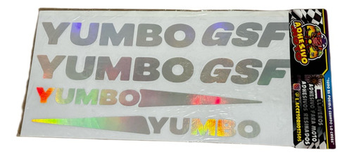 Adesivo Estética Yumbo Gs F Holografico Tamaño Original